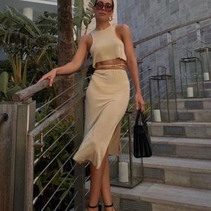WeWoreWhat Pull On Tie Skirt (NWT) Retail: $79